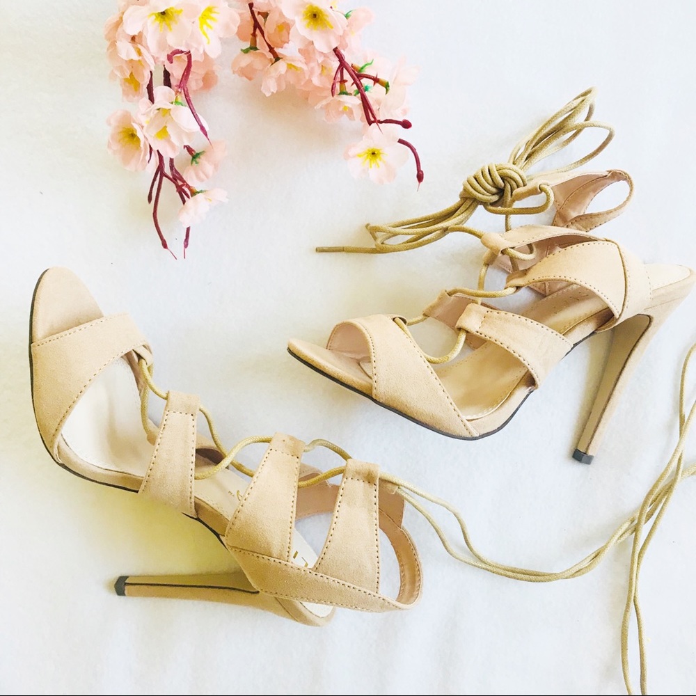 Lace-Up Gladiator Heels